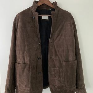 NWOT Billy Reid Quilted Suede Blazer-Medium